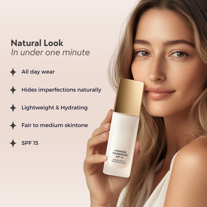 GlanZ Color-Changing Magic Foundation